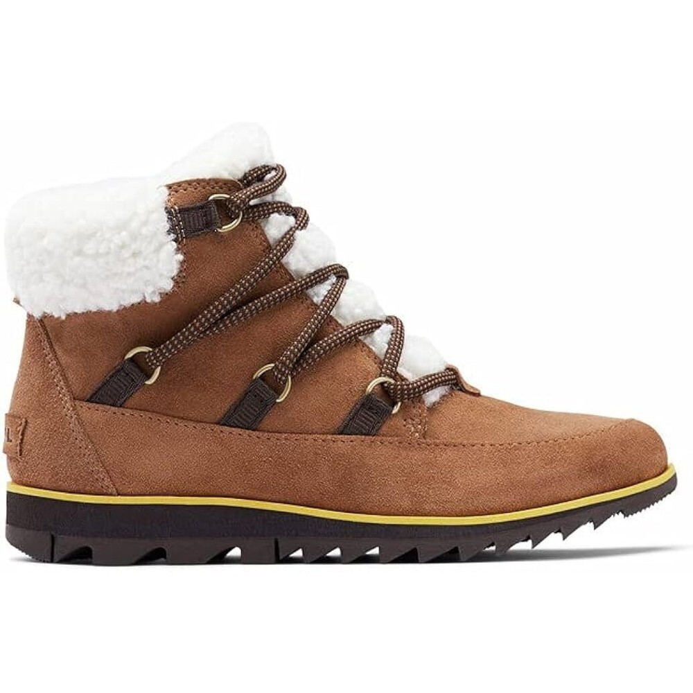 Sorel Harlow Lace Cozy Boots Velvet Tan/Blackened Brown Women's Sizes 5-9